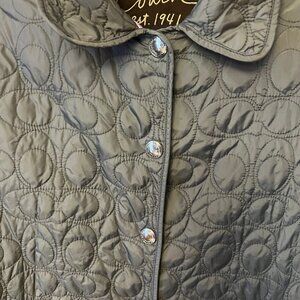 Coach womans jaket signature